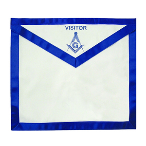 Regalia Lodge past Master Masonic Delantal Kit Bordado a mano en oro con púrpura para uso ceremonial - Product Image 2
