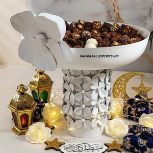 Tazón de Chocolate de Metal con Acabado Antiguo, Tazón de Dulces Hecho a Mano de Calidad Superior, Tazón de Chocolate Decorativo Redondo para Mesa - Product Image 5