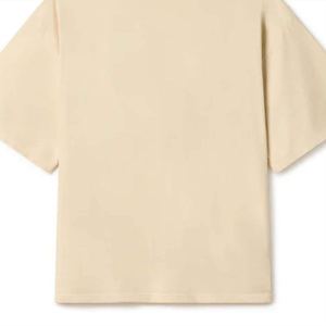 Camiseta de corte cuadrado de gran tamaño para hombre, ropa de calle personalizada, algodón peinado, blanco, Cuello pequeño, hombros caídos, camiseta personalizada - Product Image 5