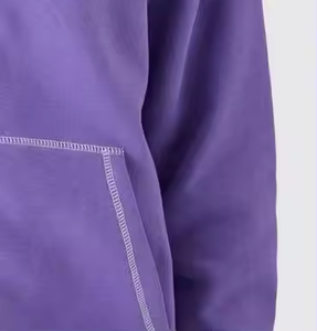 Basics sweats à capuche de haute qualité sweat personnalisé soleil fané sans ficelle poche pull lourd pierre acide lavé à capuche hommes - Product Image 3