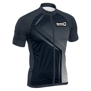 Maillot de cyclisme personnalisé unisexe B2B à manches courtes, fermeture éclair intégrale, respirant, coupe-vent, polyester et élasthanne, impression par sublimation, OEM ODM 2026 - Product Image 2