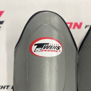 Espinilleras Profesionales de Primera Calidad para Kickboxing, Boxeo y Muay Thai, de Cuero Vacuno Genuino, para Entrenamiento de MMA, Protección - Product Image 5