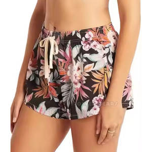 Pantalones cortos de playa informales de cintura alta para mujer, tela transpirable ligera para días calurosos - Product Image 5