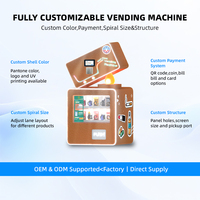 Petite machine distributrice automatique de snacks, bonbons et boissons en libre-service pour bureau, école, centre commercial, magasin