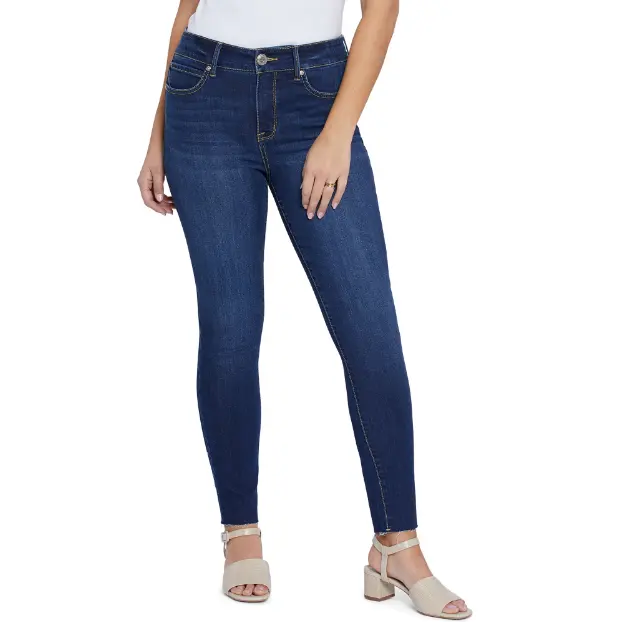 Skinny Jeans Tornozelo High Rise Denim das mulheres Calças de Brim Baratas Nominal de Venda Quente Calça Jeans Para Senhoras de Exportação A Partir De BD