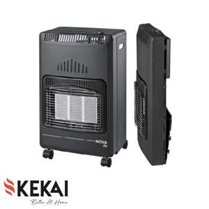 เครื่องทำความร้อนแก๊สในร่มแบบพกพาบางเฉียบพร้อมล้อ4200W พับ | ผลิตภัณฑ์ทำความร้อน | เฟอร์นิเจอร์บ้านจากสเปน - Product Image 1