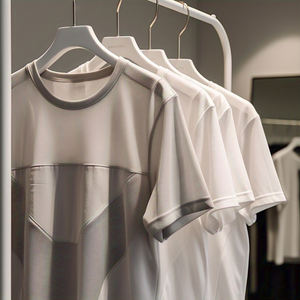 Camisetas de malla de poliéster 100% de estilo callejero para hombre, camiseta informal ligera de malla de rejilla para hombre, camiseta de malla con cuello redondo para hombre - Product Image 3