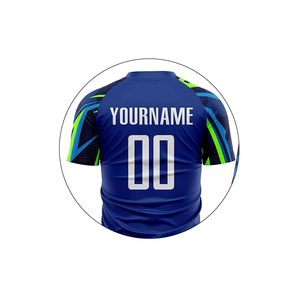 2025 uniformes de fútbol de poliéster 100% personalizados para hombres, nuevo diseño personalizado, uniforme de fútbol de equipo Vintage de entrenamiento verde - Product Image 2