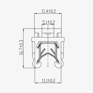 Clips de bord en 2 pièces en gros Attaches de câble en acier inoxydable 304 anti-UV pour la gestion des câbles solaires australiens - Product Image 3