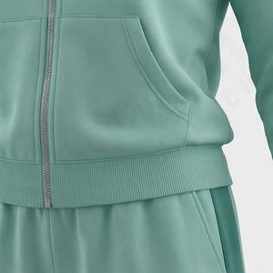 Conjunto Deportivo de Invierno 2025 para Mujer, con Capucha, Dos Piezas, Corte Regular, para Entrenamiento y Jogging, Alta Calidad, 100% Algodón Suave - Product Image 5