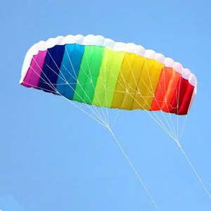 Cerf-volant de parapente à double ligne en tissu et nylon plastique pour le vol et les cadeaux - Product Image 3