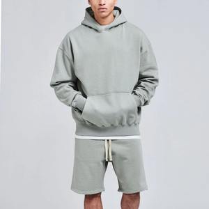 Conjunto de pantalones cortos con capucha para hombre, ropa informal personalizada, diseño elegante de OEM para ropa de calle, trajes transpirables de verano, proveedor directo - Product Image 3