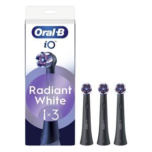 Têtes de brosse de rechange pour brosse à dents électrique Oral B IO Series Radiant, noir et blanc, lot de 3 - Product Image 3