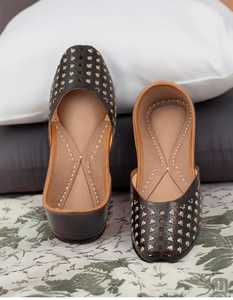 รองเท้าหนังสไตล์ฮัสซาสำหรับสุภาพสตรีหรูหรา2025สำหรับงานแต่งงานและปาร์ตี้ฤดูใบไม้ร่วง - Product Image 3