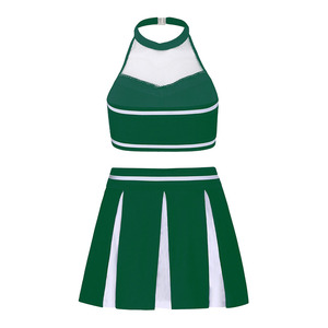 Trajes de baile con logotipo personalizado Impreso Último diseño Uniformes de animadora Ropa de baile Conjuntos de dos piezas Poliéster - Product Image 4