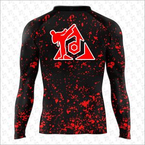 Mangas largas de secado rápido Rash Guards para hombres Custom MMA poliéster spandex material Rash Guard sublimación Diseño y logotipo - Product Image 5