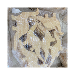 ของเล่นไม้แบบผลักช้าง/สิงโต/ของเล่นหลายประเภทออกแบบได้ตามต้องการบนล้อสำหรับเด็ก-ชุดของเล่นรูปสัตว์สำหรับเด็ก - Product Image 6