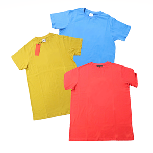 Camiseta 100% de algodón con Logo impreso personalizado para hombre, venta al por mayor, Color sólido, transpirable, moda de verano, buena calidad - Product Image 5