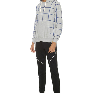 Nouvel Arrivage Survêtement Homme 100% Coton Uni Séchage Rapide Respirant Coupe-Vent Streetwear Design Professionnel Logo Personnalisé à Capuche - Product Image 4