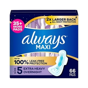 Toallas Nocturnas Always Ultra Finas Sin Perfume con Alas Flexibles Talla 4 Paquete Jumbo 80 Unidades - Product Image 4