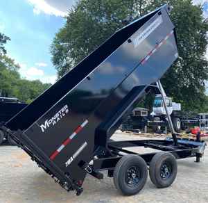 Remorque à benne basculante 7×14 14K 2026, vente en gros, propre, avec treuil télescopique à 5 étages, rails de boîte à outils Monster - Product Image 2