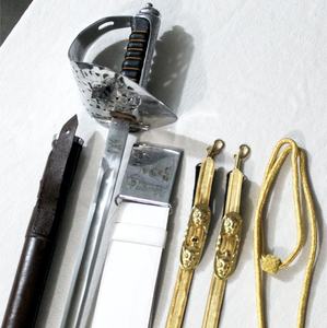 EBC's Ceremonial Black Genuine Leather Sam Browne <b>Belt</b> With Shoulder Straps and Quick Release Brass <b>Buckle</b> Custom Sizes Fits - Product Image 6