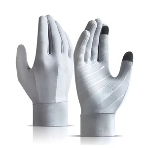 High Quality Unisex Outdoor Running Gloves with Silicon Touch Screen Custom Logo Wholesale for Men and Women Jogging Hiking - Product Image 2