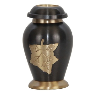 European Style Handcrafted Brass Cremation Urn Durable Customizable Memorial Stainless Steel Aluminum Honoring <b>Your</b> <b>Loved</b> One - Product Image 6