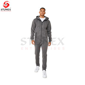 Men Polyester Jogger Sets Two Piece Set Patchwork Zip up Puff Track <b>Nylon</b> Jacket and Track Pants Custom <b>Nylon</b> Tracksuit Men - Product Image 3