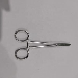 Porte-aiguilles Mayo Hegar, pinces manuelles en acier inoxydable, 12,5 cm, à usage unique, ensemble d'instruments chirurgicaux de classe II, haute qualité, OEM - Product Image 1
