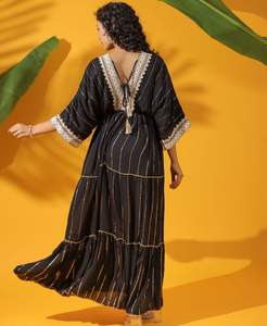 Vestido personalizado de alta moda Vestido casual largo elegante romántico para mujer - Product Image 1