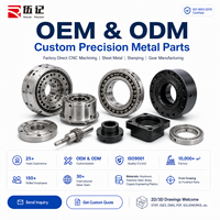 Composants de bras robotique industriel sur mesure, service d'usinage CNC, automatisation, alliage d'aluminium, pièces métalliques de précision à quatre axes, 0,005 mm