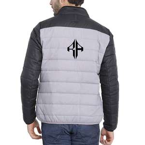 Chaqueta de invierno con logotipo personalizado de alta calidad, chaqueta acolchada con cremallera estampada transpirable de poliéster 100% de ATLANTIC - Product Image 2