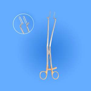 Spéculum endocervical Kogan 11 pouces (27,9 cm) Ensemble d'instruments Poignées à anneau décalées manuelles avec vis de réglage Mâchoires fenêtrées 5 x 25 mm - Product Image 5