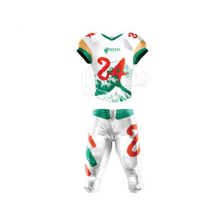 Uniforme de fútbol americano de fabricación profesional Uniforme de fútbol americano antiarrugas duradero - Product Image 1