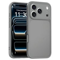 Étui de téléphone portable en TPU acrylique antichoc avec support trapézoïdal, fermeture magnétique, toucher mat semi-transparent, design personnalisable