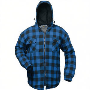 เสื้อเชิ้ตอัลเบอร์ตาเทอร์มอล ไซส์ L สีน้ำเงิน/ดำ ลายตารางหมากรุก CRAFTLAND เสื้อฮู้ดดี้และเสื้อสเวตเชิ้ตสำหรับโปรโมชั่น - Product Image 2