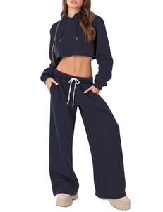 Pantalons de survêtement baggy de haute qualité chevilles évasées pantalons de survêtement pour dames vente en gros fournisseur de joggeurs pantalons de survêtement confortables pour femmes à la mode - Product Image 4