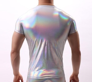 Camiseta Deportiva de Manga Corta para Hombre, Corte Regular, Material Personalizado, Reflectante, para Motociclismo, Ecológica, de Secado Rápido, RABUSH - Product Image 4