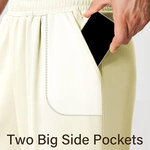 Pantalones deportivos de alta calidad para hombre con cremallera en el tobillo y pantalones lavados con panel curvo Pantalones acampanados personalizados con lavado ácido - Product Image 6