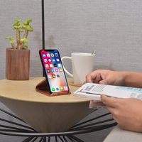 Support de Téléphone Portable en Bois pour iPhone: Station d'Accueil et Berceau pour Switch, Tous les Smartphones Android et iPhone 6, 6s, 7, 8, X Plus, 5, 5s, 5c – Accessoires