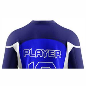 เสื้อฮอกกี้บอลแบบกำหนดเองพร้อมโลโก้สีที่กำหนดเอง ชื่อทีม-100% โพลีเอสเตอร์ ระบายอากาศได้ดี แห้งเร็ว - Product Image 4