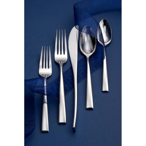 Juego de cubiertos de acero inoxidable de lujo moderno, diseño único de alta calidad para boda, restaurante, hogar o regreso a la escuela - Product Image 1