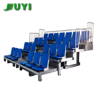 JY-720 Tribune portable en aluminium pour extérieur, système de sièges de stade pour terrains de sport, gymnases scolaires