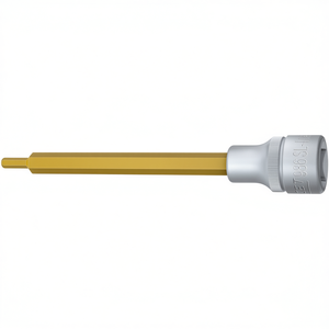 Hazet Extra Long 1/2'' Screwdriver <b>Socket</b> Hexagonal Metric Square with Knurling - Product Image 2