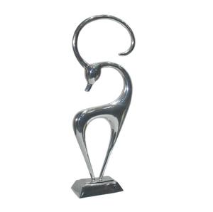 Máscara de fuego moderna escultura abstracta de metal de aluminio decoración del hogar estatua de Arte de moda para interiores de lujo decoración de oficina elegante - Product Image 4