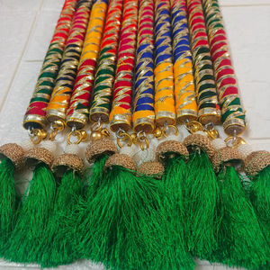 ไม้เท้ามีพู่ห้อยสำหรับการ์บาปุนจาบิของตกแต่งเวทีทำจากไม้ - Product Image 1