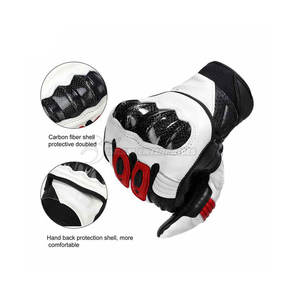 ถุงมือขับขี่รถจักรยานยนต์ถุงมือแข่งรถมอเตอร์ไซด์หนังสัมผัสหน้าจอสัมผัสดีไซน์แบบมืออาชีพ - Product Image 2