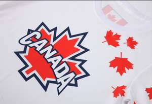 Camiseta de fútbol de Canadá para niños, cómoda camiseta de Color blanco suave con conjunto de calcetín corto, tela de secado rápido lavable - Product Image 3