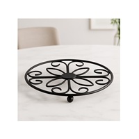 R HANDICRAFT Design de luxe moderne en fonte écologique, dessous de plat de cuisine en forme de coq de 300 mm de diamètre, logo personnalisé, populaire